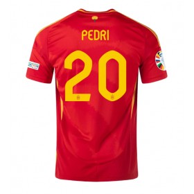 Spanien Pedri Gonzalez #20 Heimtrikot EM 2024 Kurzarm